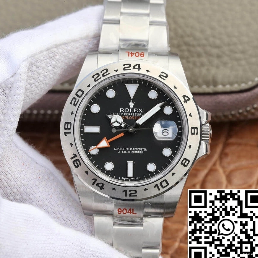 904L Steel V4 Factory GM Explorer Stainless Rolex M216570-0002 1203